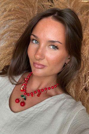 Laundry B Free Spirit Cherry Charm Necklace